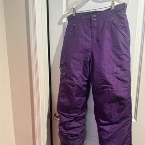 Girls Purple Champion  Snow Pants Size XL